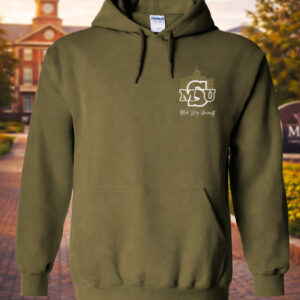 MSU Military Green Hoodie